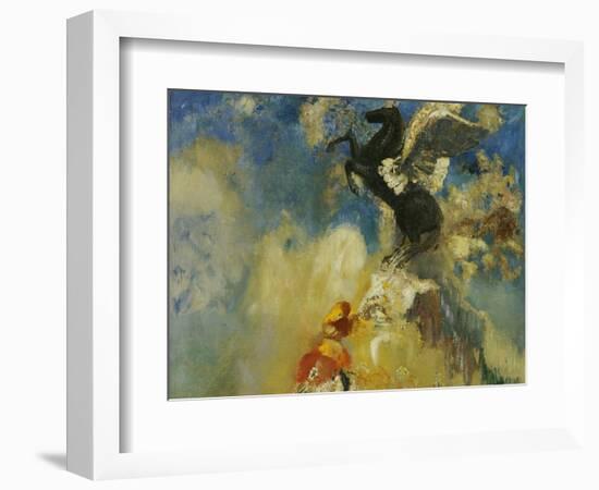 The Black Pegasus-Odilon Redon-Framed Giclee Print