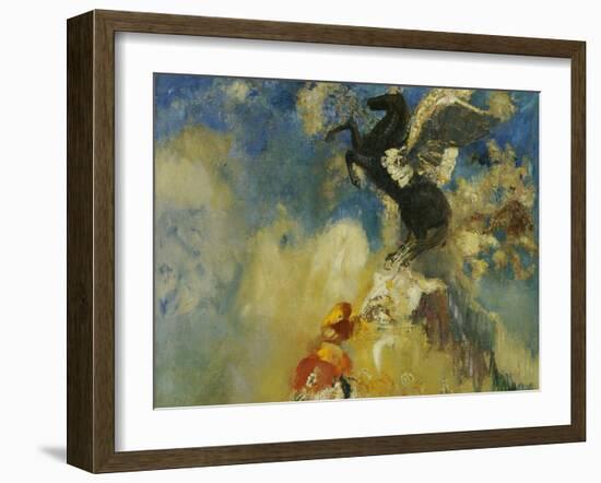 The Black Pegasus-Odilon Redon-Framed Giclee Print