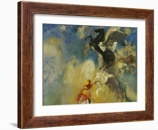 The Black Pegasus-Odilon Redon-Framed Giclee Print