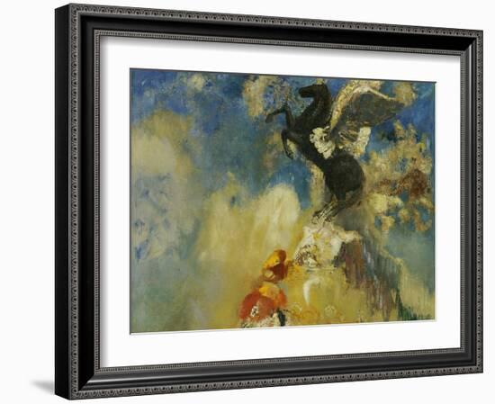 The Black Pegasus-Odilon Redon-Framed Giclee Print