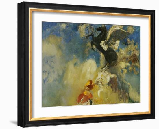 The Black Pegasus-Odilon Redon-Framed Giclee Print