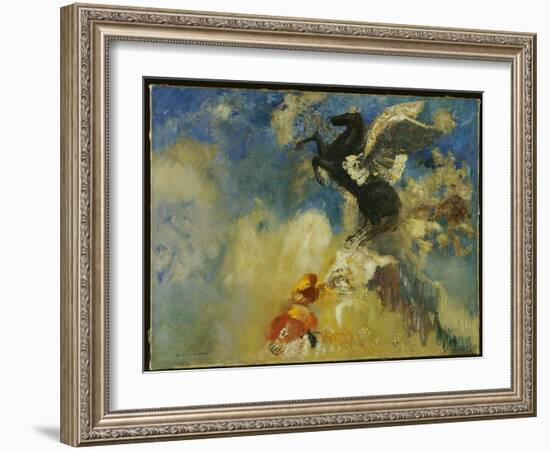 The Black Pegasus-Odilon Redon-Framed Giclee Print