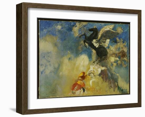 The Black Pegasus-Odilon Redon-Framed Giclee Print