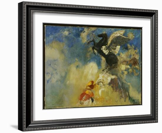 The Black Pegasus-Odilon Redon-Framed Giclee Print