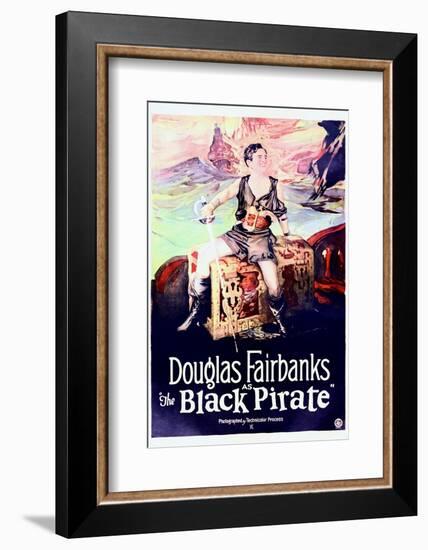 The Black Pirate - Movie Poster Reproduction-null-Framed Photo