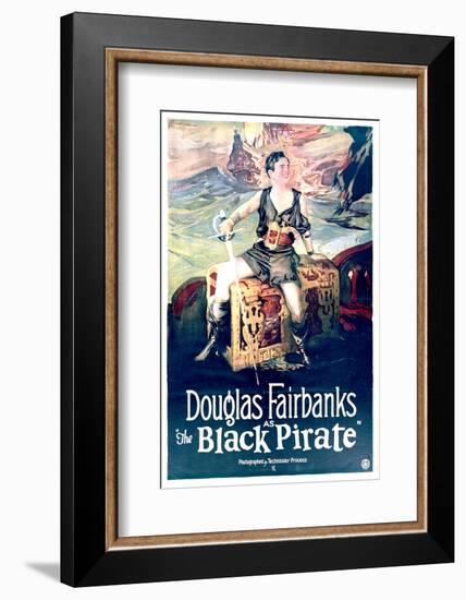 The Black Pirate - Movie Poster Reproduction-null-Framed Photo