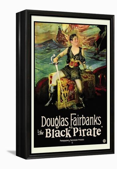 The Black Pirate-null-Framed Stretched Canvas