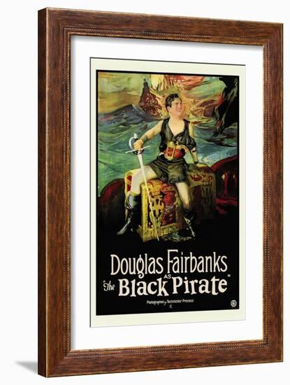 The Black Pirate-null-Framed Art Print