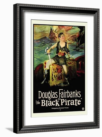 The Black Pirate-null-Framed Art Print