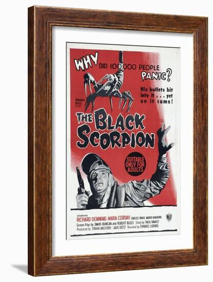 The Black Scorpion, 1957, Directed by Edward Ludwig-null-Framed Giclee Print