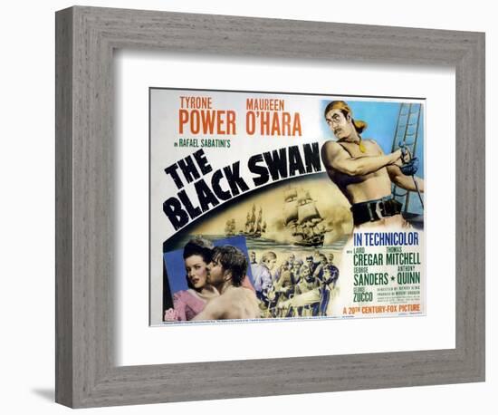 The Black Swan, 1942-null-Framed Premium Giclee Print
