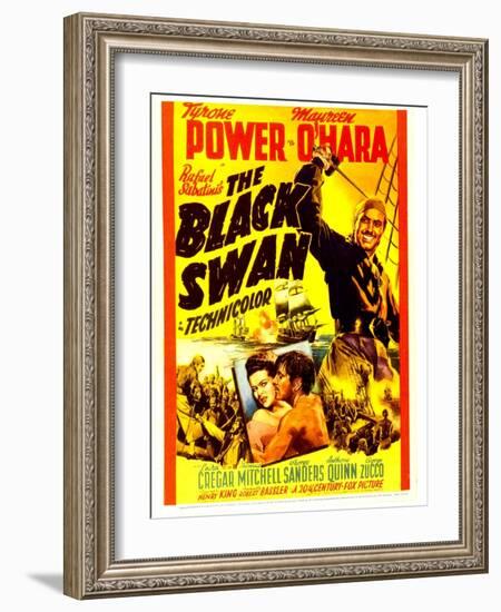 The Black Swan, 1942-null-Framed Art Print