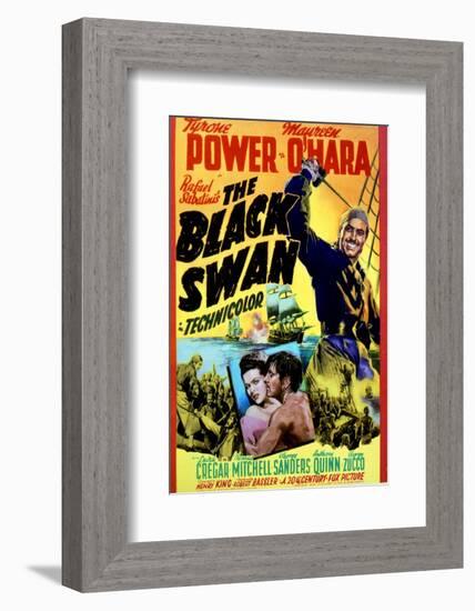 The Black Swan - Movie Poster Reproduction-null-Framed Photo