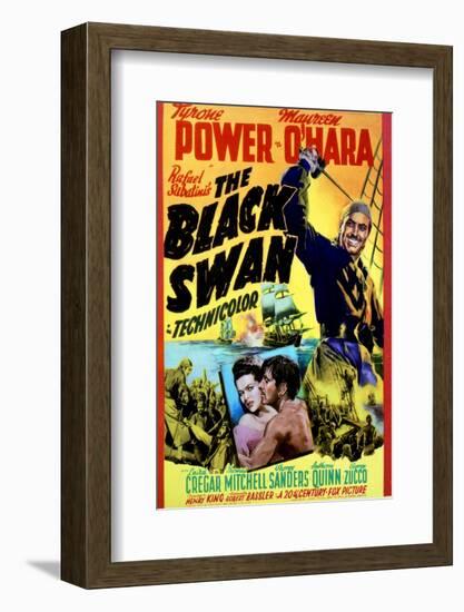 The Black Swan - Movie Poster Reproduction-null-Framed Photo