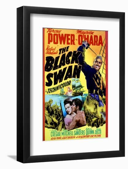 The Black Swan - Movie Poster Reproduction-null-Framed Photo