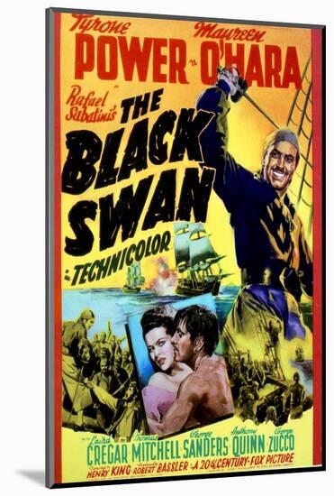 The Black Swan - Movie Poster Reproduction-null-Mounted Photo