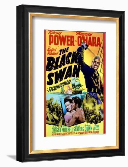 The Black Swan - Movie Poster Reproduction-null-Framed Photo