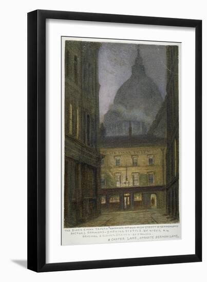 The Black Swan Tavern in Carter Lane, City of London, 1870-JT Wilson-Framed Giclee Print