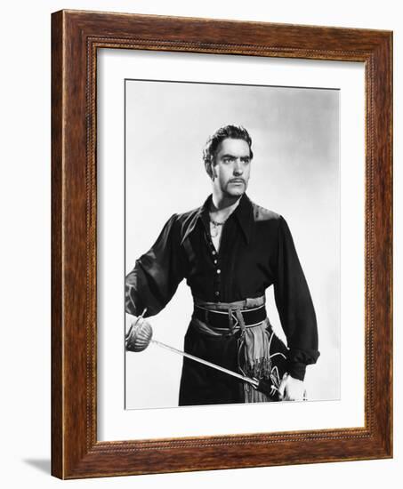 The Black Swan, Tyrone Power, 1942-null-Framed Photo