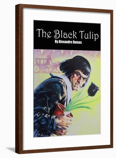 The Black Tulip-null-Framed Art Print