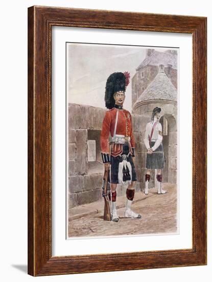 The Black Watch Royal Highlanders-Richard Caton Woodville-Framed Art Print