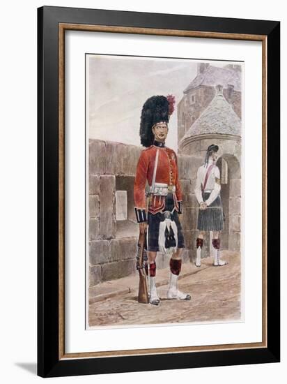 The Black Watch Royal Highlanders-Richard Caton Woodville-Framed Art Print