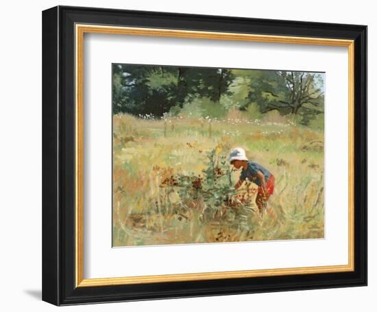 The Blackberry Picker, 1989-Gillian Furlong-Framed Giclee Print