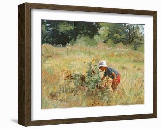 The Blackberry Picker, 1989-Gillian Furlong-Framed Giclee Print