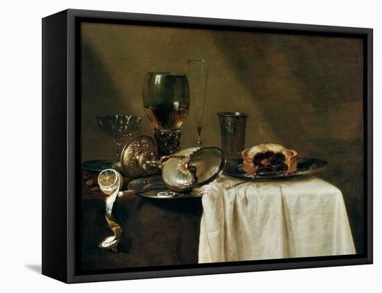 The Blackcurrant Tart, 1635-Willem Claesz. Heda-Framed Premier Image Canvas