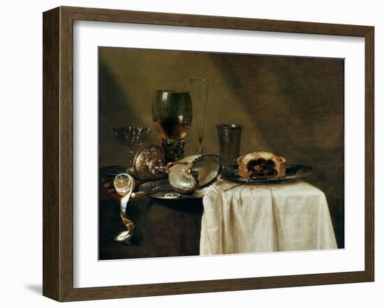 The Blackcurrant Tart, 1635-Willem Claesz. Heda-Framed Giclee Print