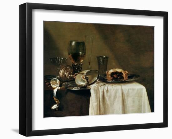 The Blackcurrant Tart, 1635-Willem Claesz. Heda-Framed Giclee Print