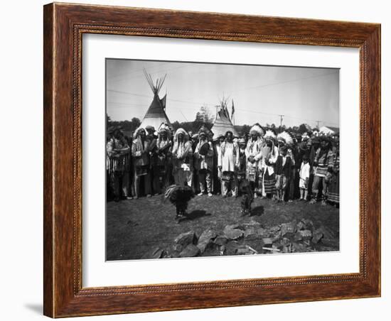 The Blackfeet Indains-null-Framed Photographic Print