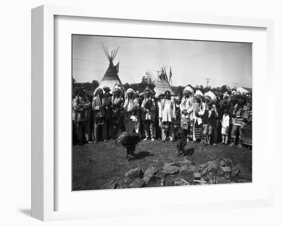 The Blackfeet Indains-null-Framed Photographic Print