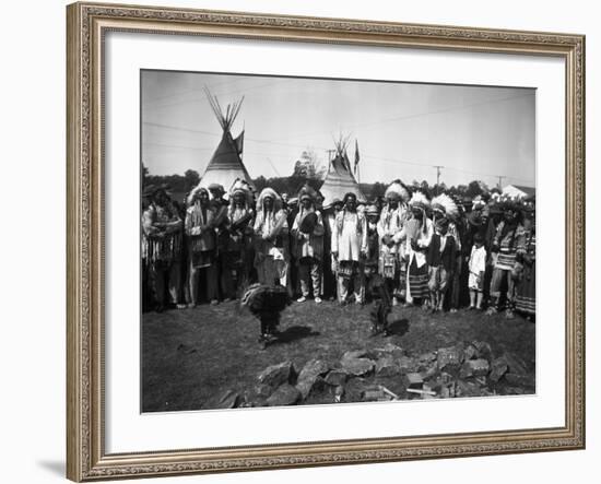 The Blackfeet Indains-null-Framed Photographic Print