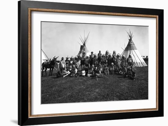 The Blackfeet Indians-null-Framed Photographic Print