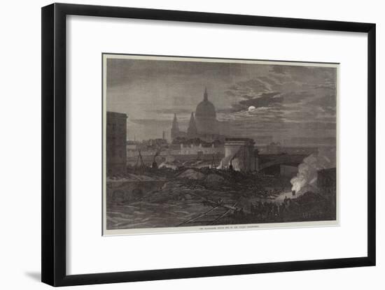 The Blackfriars Bridge End of the Thames Embankment-null-Framed Giclee Print