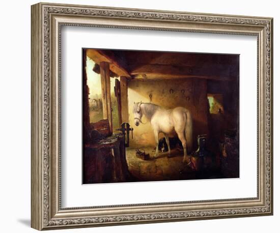 The Blacksmith's Shop-Edward Robert Smythe-Framed Premium Giclee Print