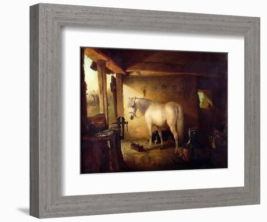 The Blacksmith's Shop-Edward Robert Smythe-Framed Premium Giclee Print