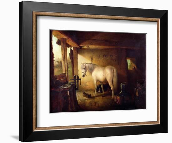 The Blacksmith's Shop-Edward Robert Smythe-Framed Premium Giclee Print