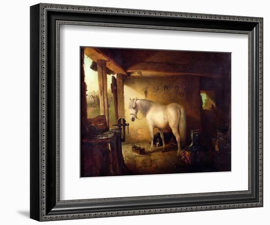 The Blacksmith's Shop-Edward Robert Smythe-Framed Premium Giclee Print