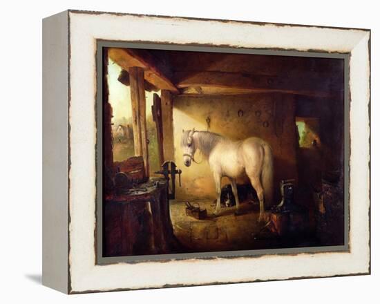 The Blacksmith's Shop-Edward Robert Smythe-Framed Premier Image Canvas