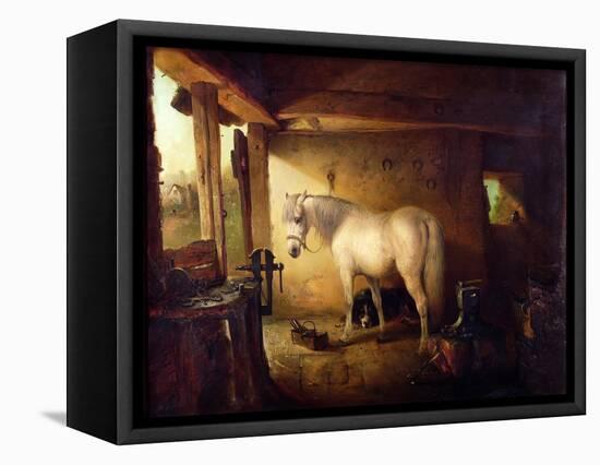 The Blacksmith's Shop-Edward Robert Smythe-Framed Premier Image Canvas