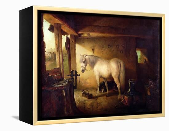 The Blacksmith's Shop-Edward Robert Smythe-Framed Premier Image Canvas