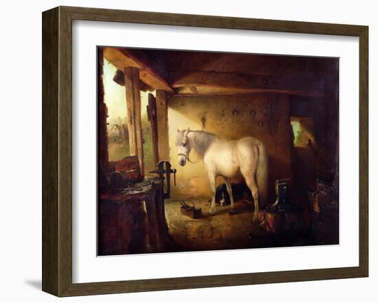 The Blacksmith's Shop-Edward Robert Smythe-Framed Giclee Print