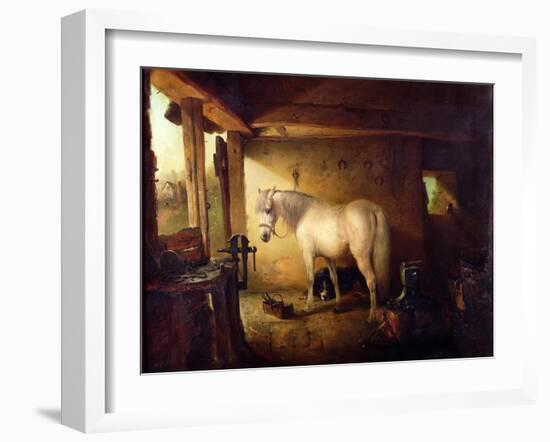 The Blacksmith's Shop-Edward Robert Smythe-Framed Giclee Print