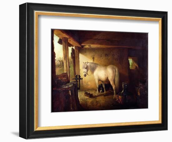 The Blacksmith's Shop-Edward Robert Smythe-Framed Giclee Print