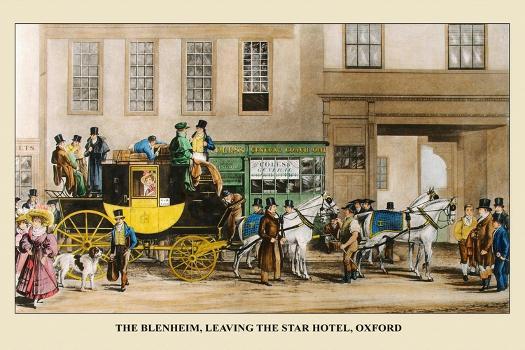 The Blenheim Coach Outside The Star Inn, Oxford, 1826' Art Print - Alan  Rosevear | Art.com