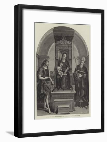 The Blenheim Raphael, Purchased from the Duke of Marlborough for the National Gallery-null-Framed Giclee Print