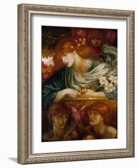 The Blessed Damozel. (1875-1879).-Dante Gabriel Rossetti-Framed Giclee Print