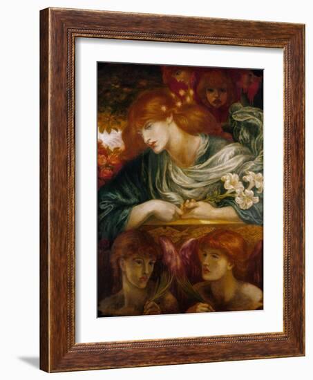 The Blessed Damozel. (1875-1879).-Dante Gabriel Rossetti-Framed Giclee Print